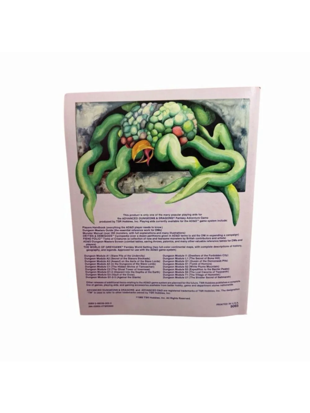 1982 Dungeons & Dragons Module WG4 The Forgotten Temple of Tharizdun TSR 9065